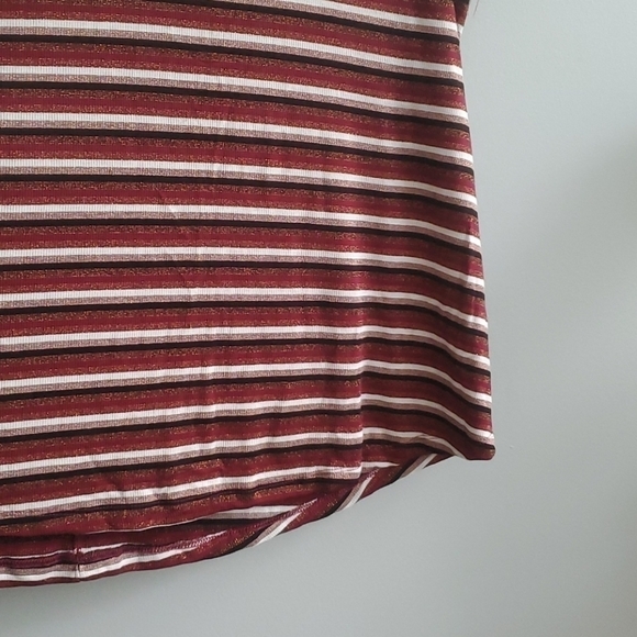 Apt.9 | XL | Scoop Hem Striped TankTop - Picture 4 of 6